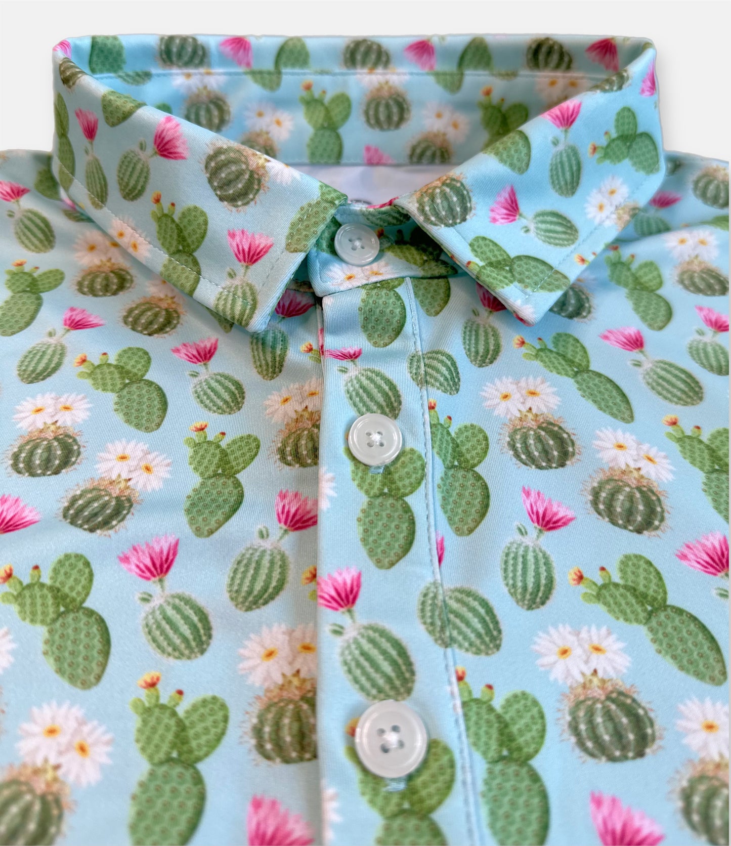 fun cactus golf polo for the everyday golfer looking for a good time